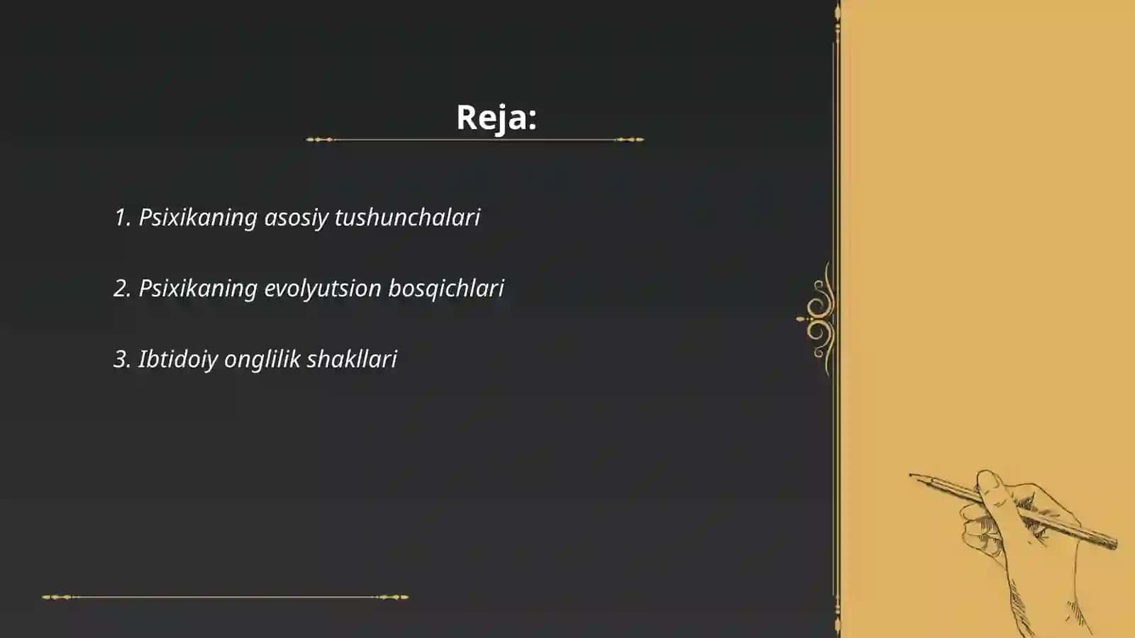 Psixikaning filogenetik taraqqiyoti 2