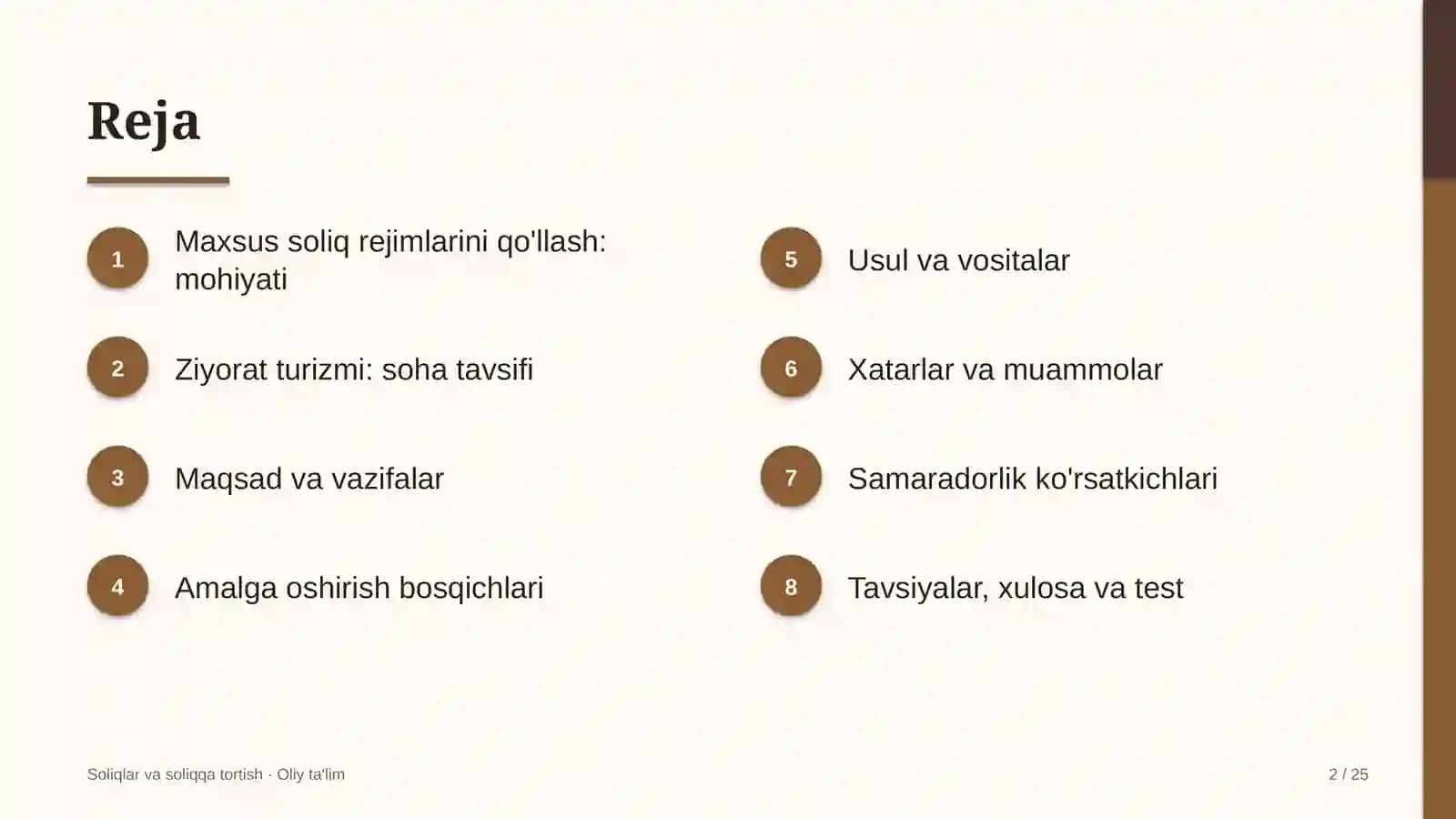 ziyorat turizmida maxsus soliq rejimlarini qo'llash 5240 2