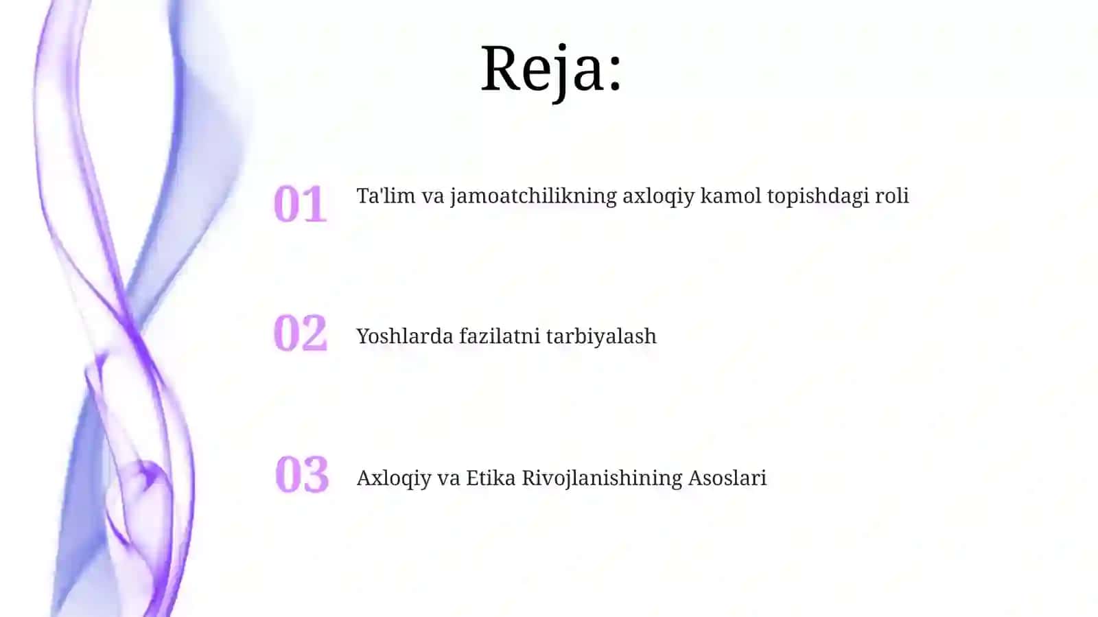 Manaviy taroqqiyat i taminlashda yoshlarni.manaviy axloqiy. Fazilatlarini revojlantirish 2