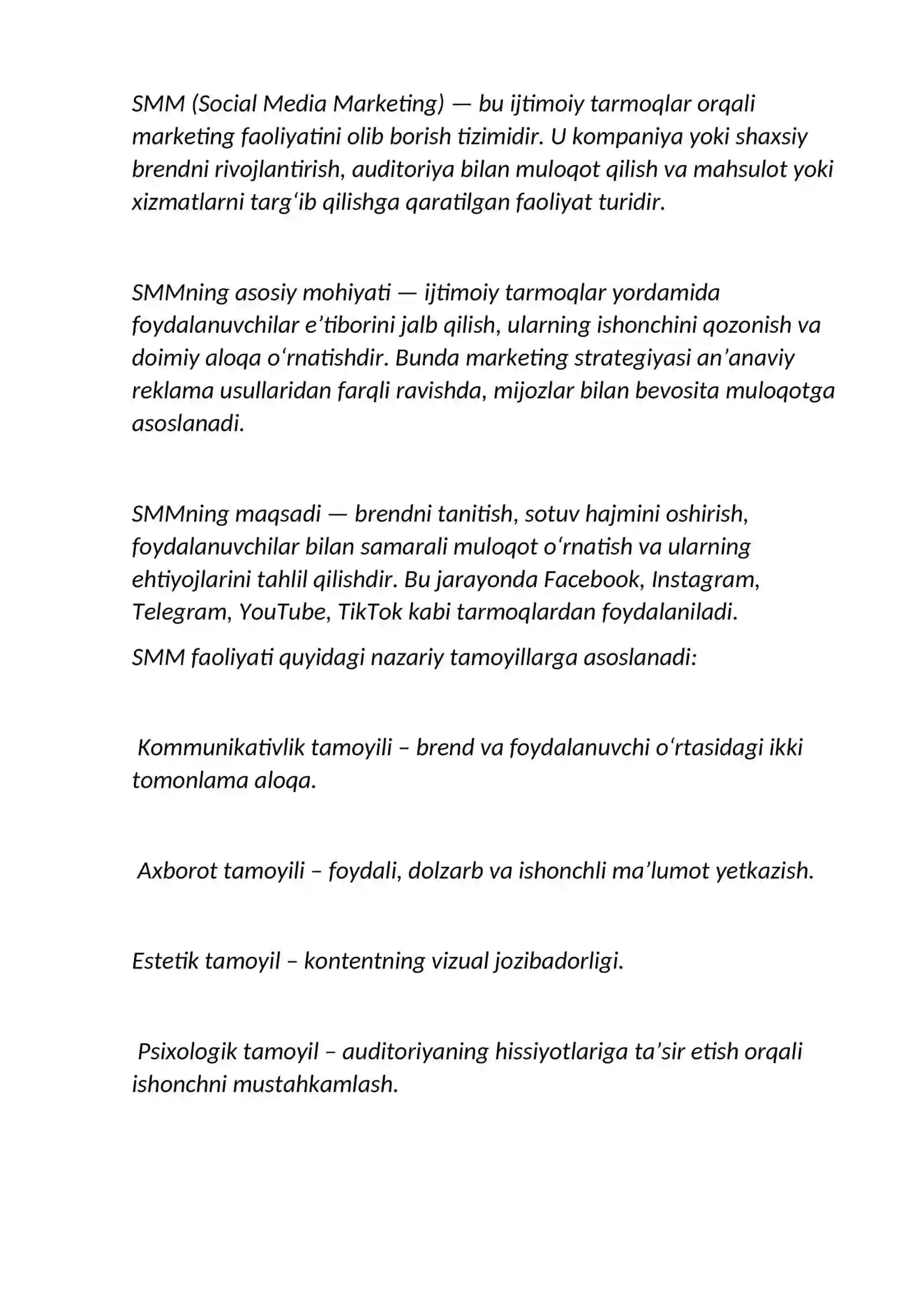 SMM asosida tadqiqot loyihalarnini boshqarish 2