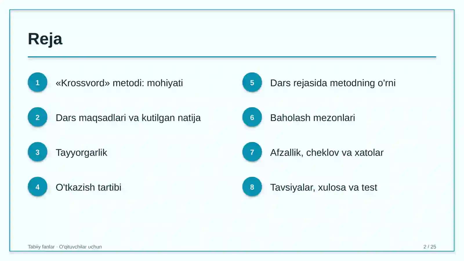 tabiiy fanlar darslarida krossvord metodidan foydalanish 7824 2