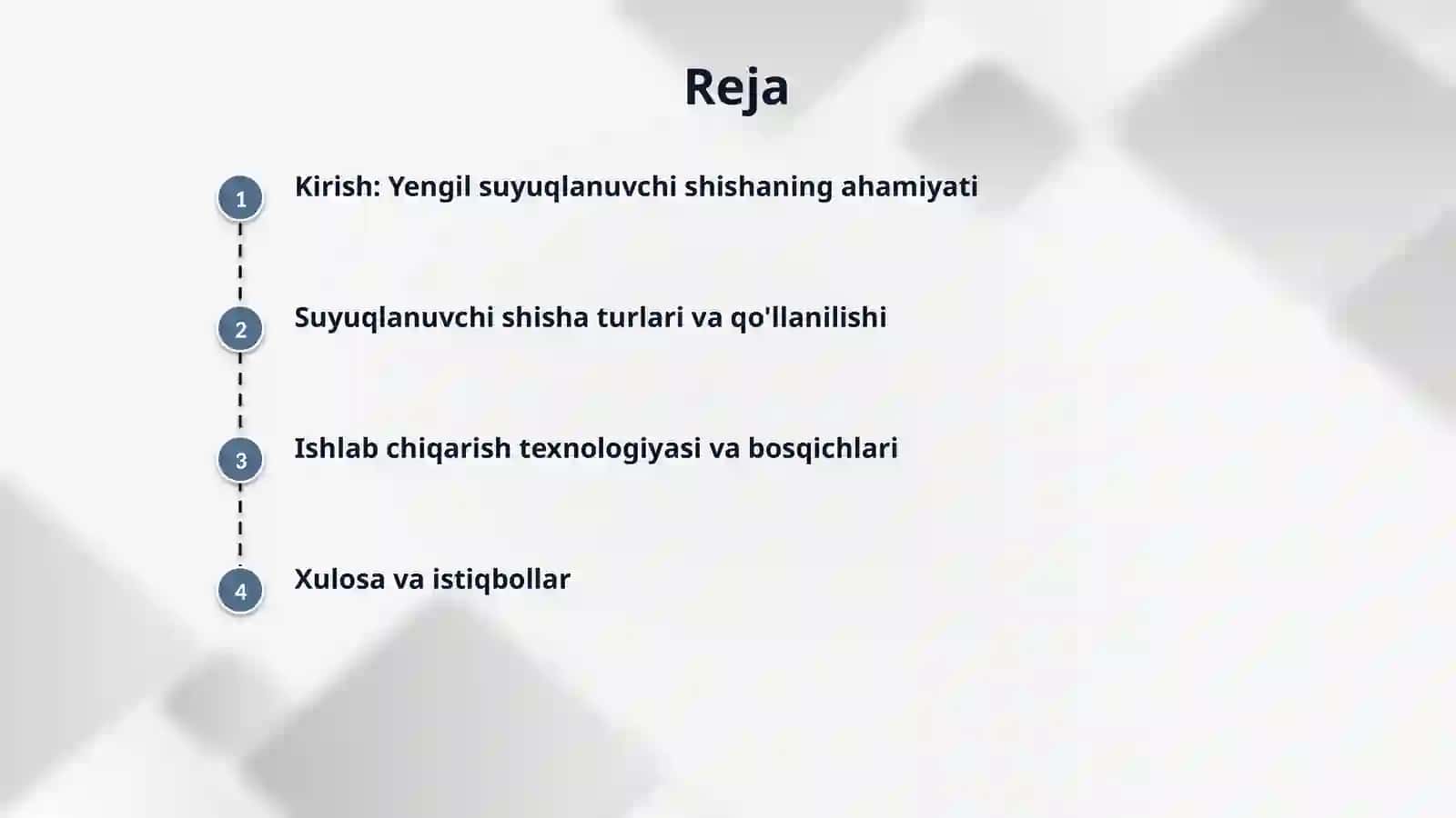 Yengil suyuqlanuvchi shisha olish 2
