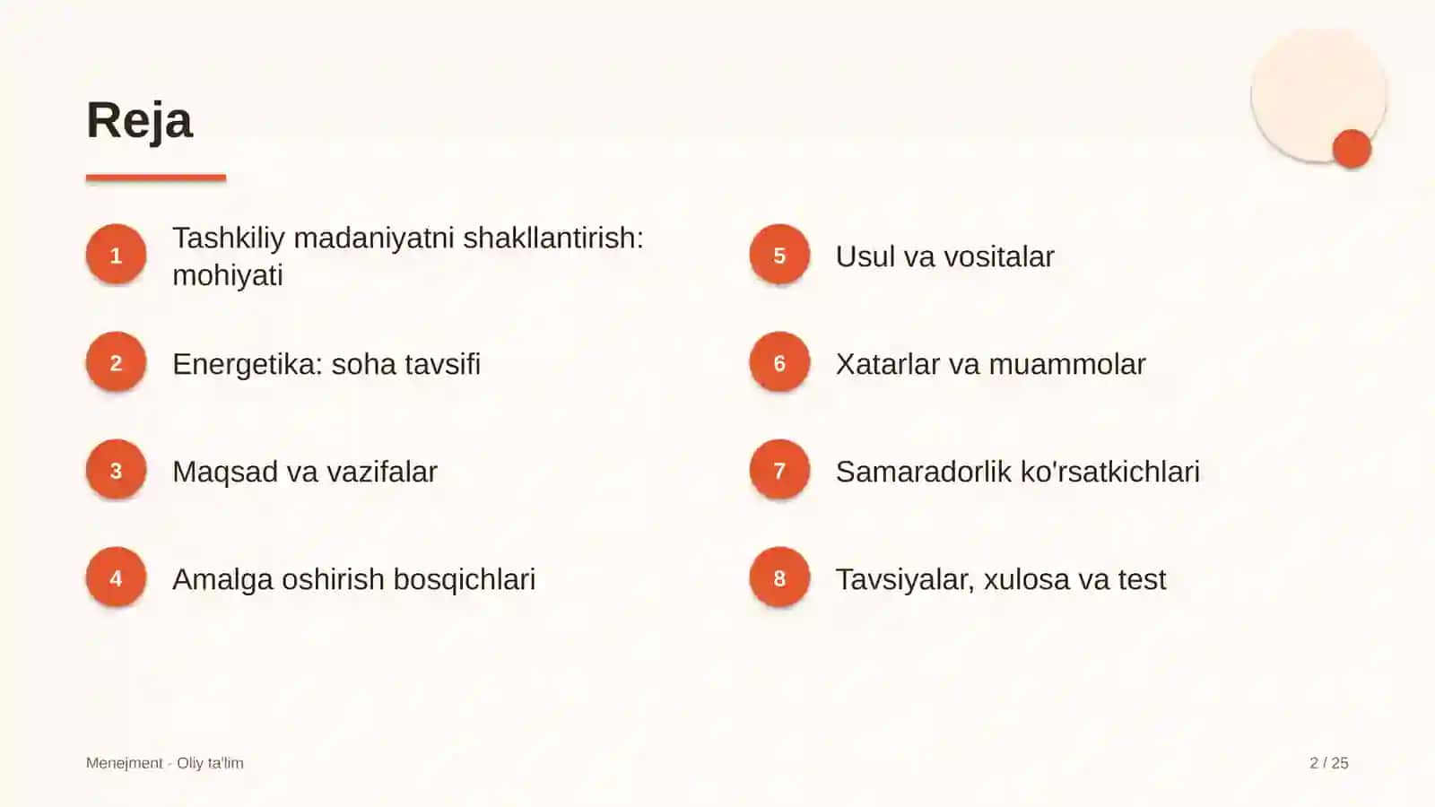 Energetikada tashkiliy madaniyatni shakllantirish 2