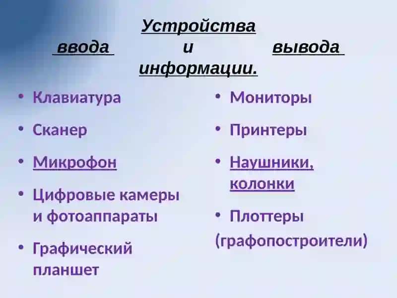 Устройства ввода-вывода 2