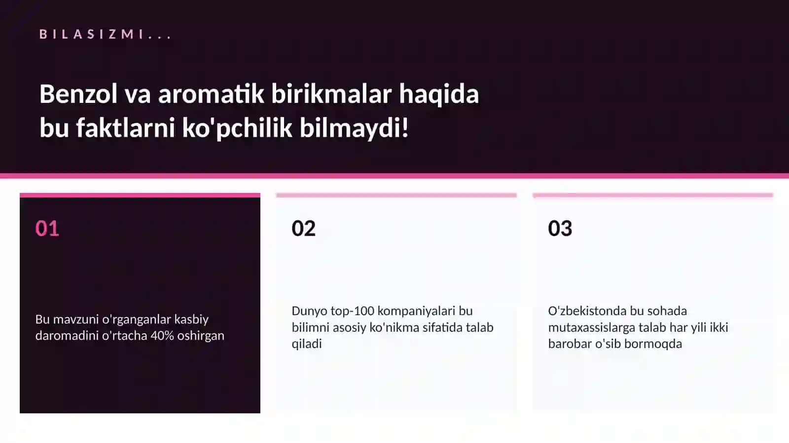 Benzol va aromatik birikmalar 2