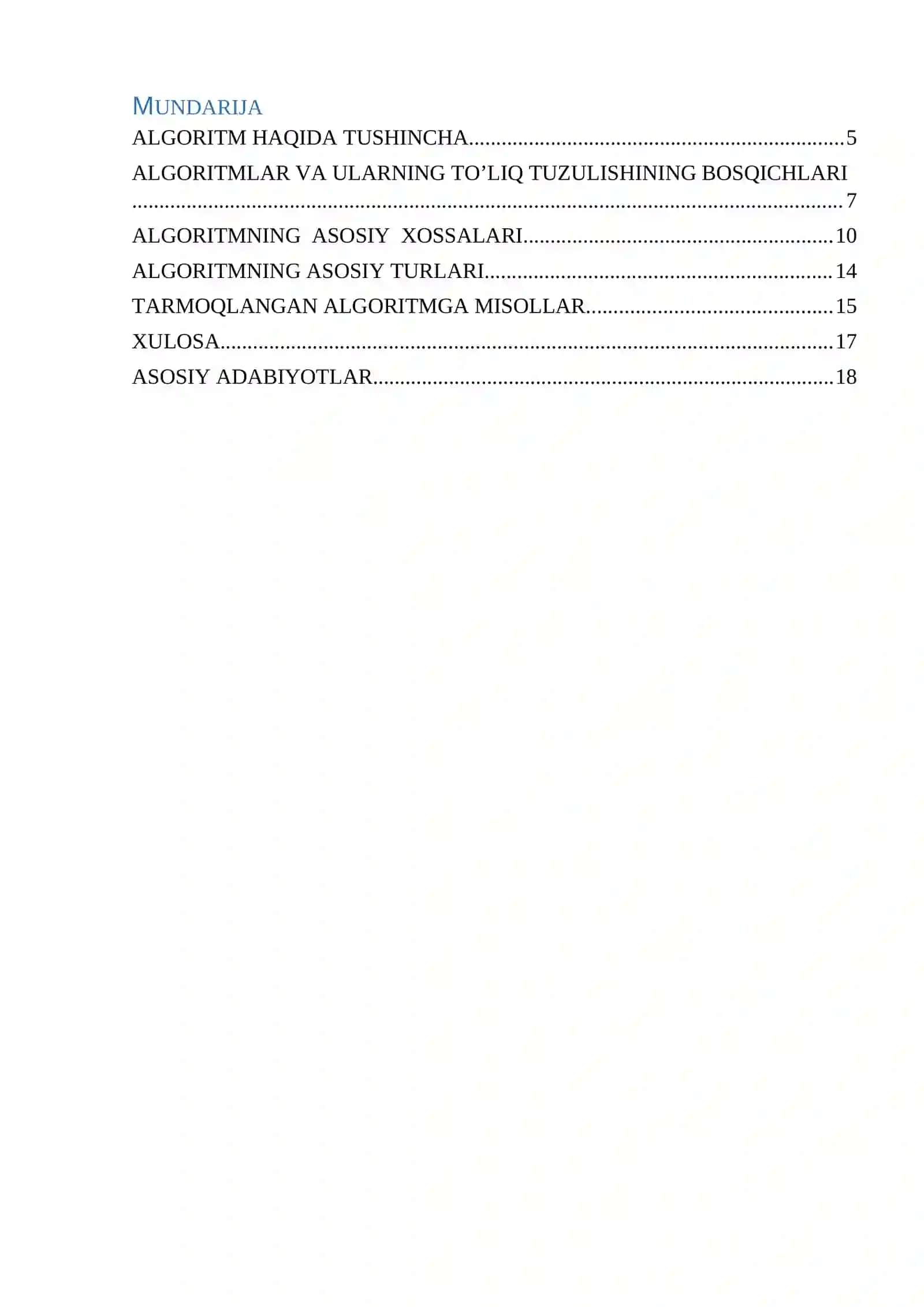 GEOMETRIYANING BA’ZI BIR MISOLLARI.ALGORITMLARNI LOYIHALSH VA TAHLIL QILISH 2