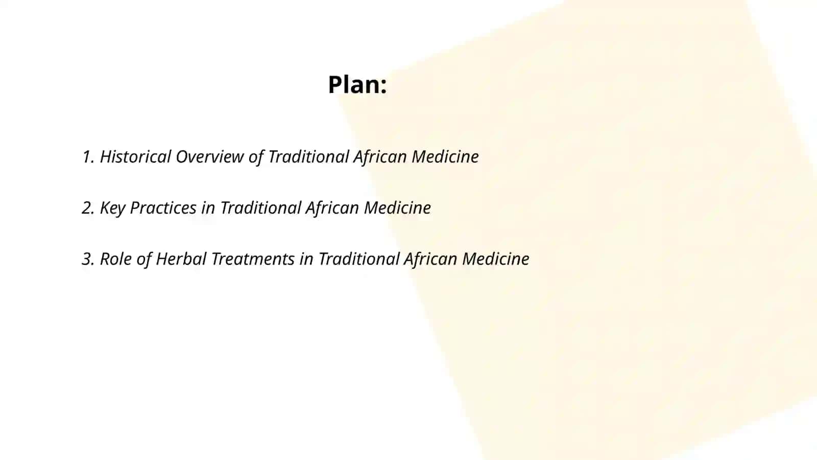 Traditional African Medicine 2