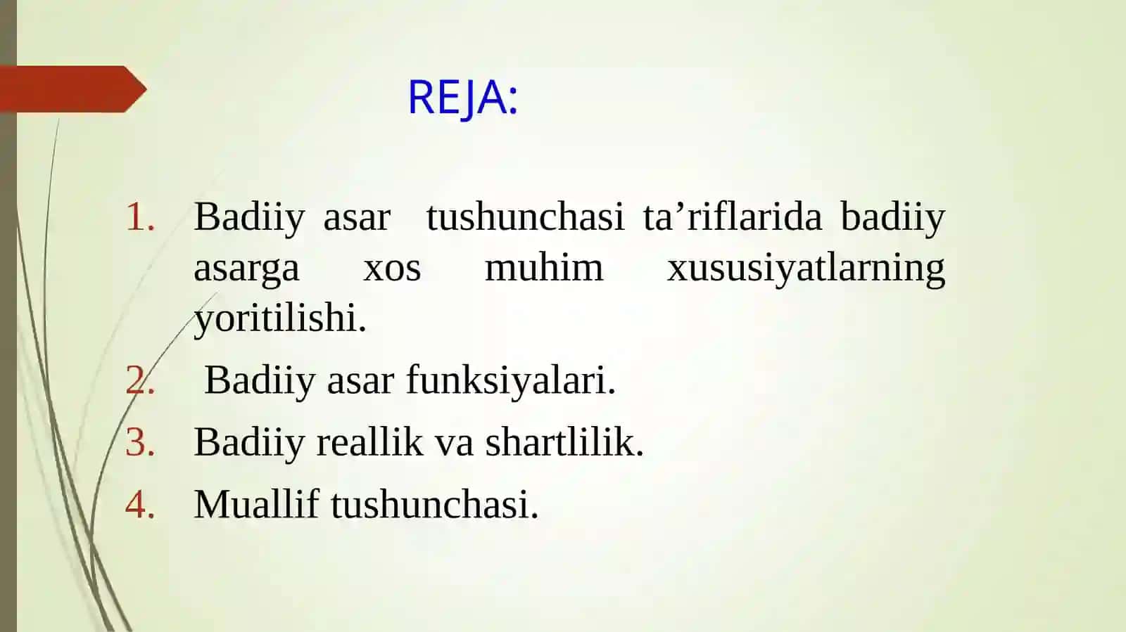 Badiiy tahlil asoslari 2