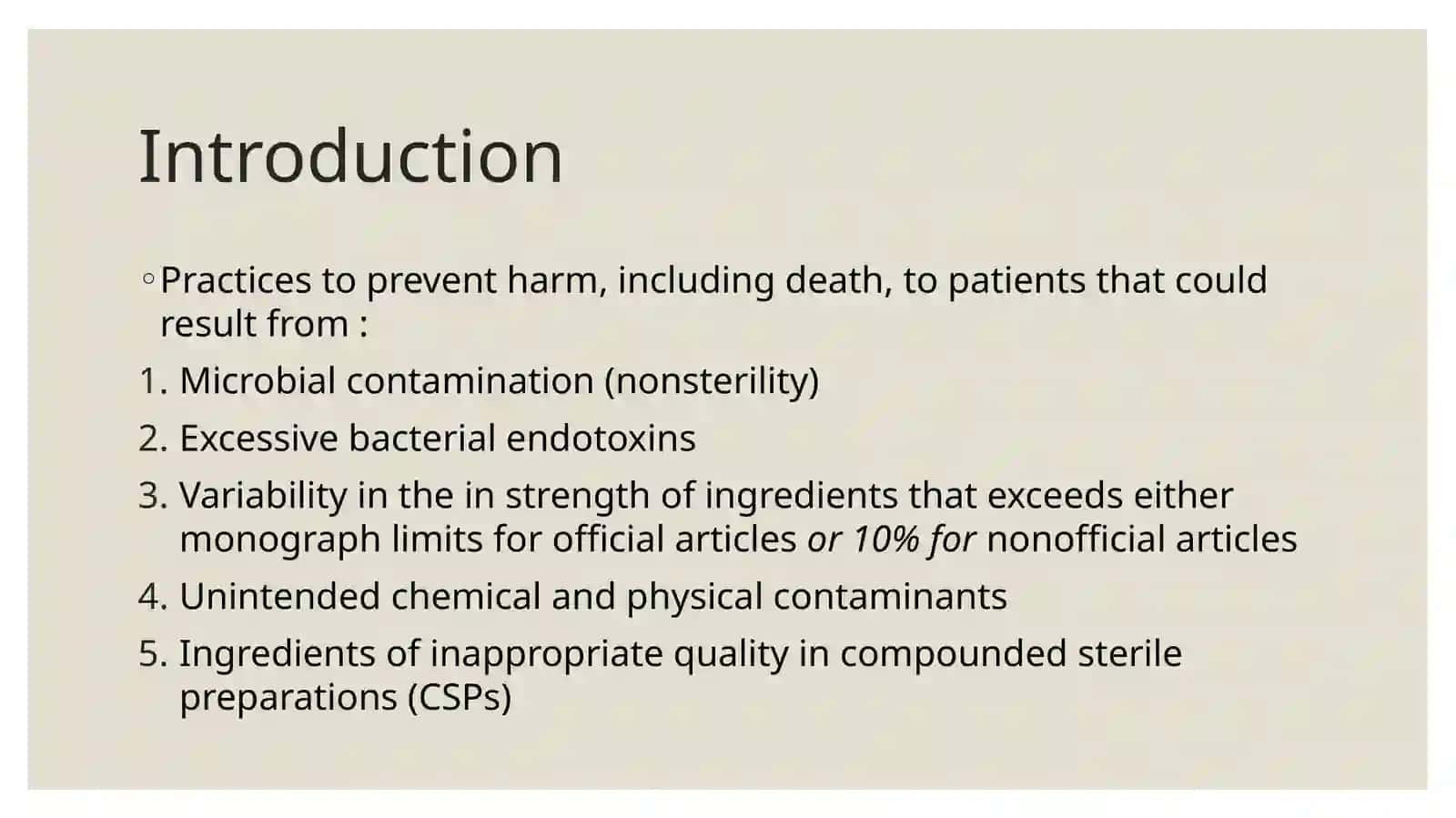 STERILE COMPOUNDING 2