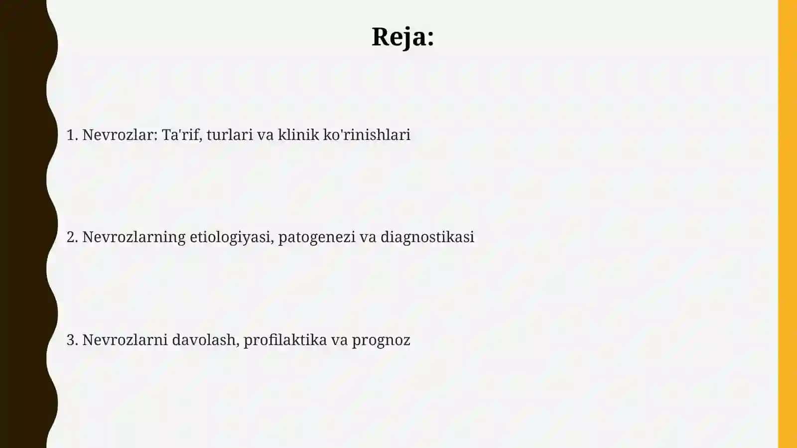 Nevrozlar: Ta'rif, turlari va klinik ko'rinishlari 2