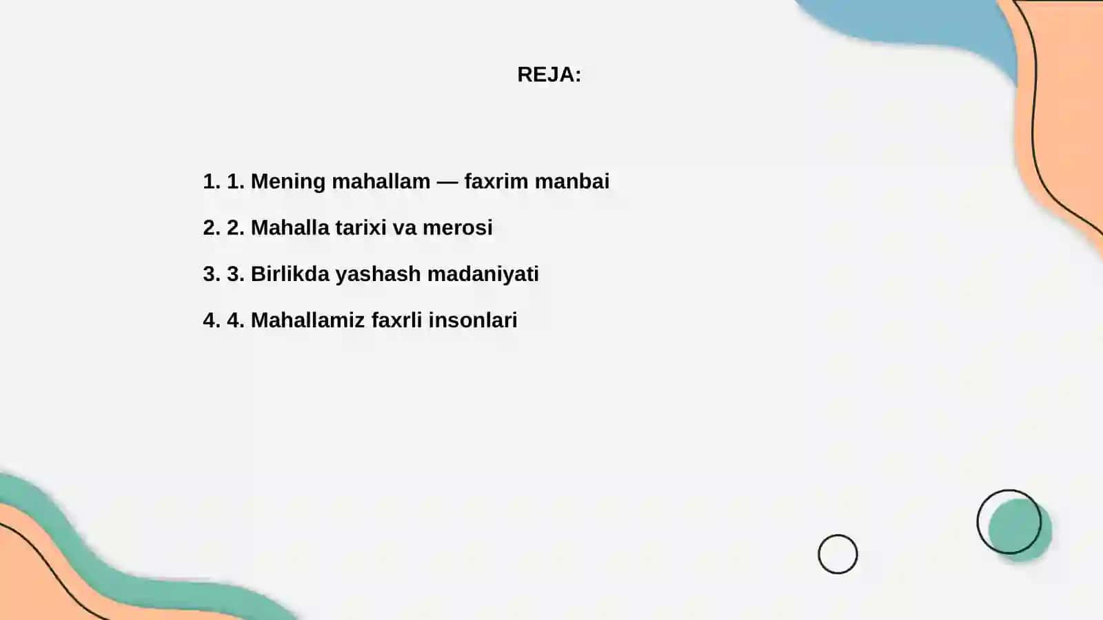 Mening mahallam-mening faxrim 2