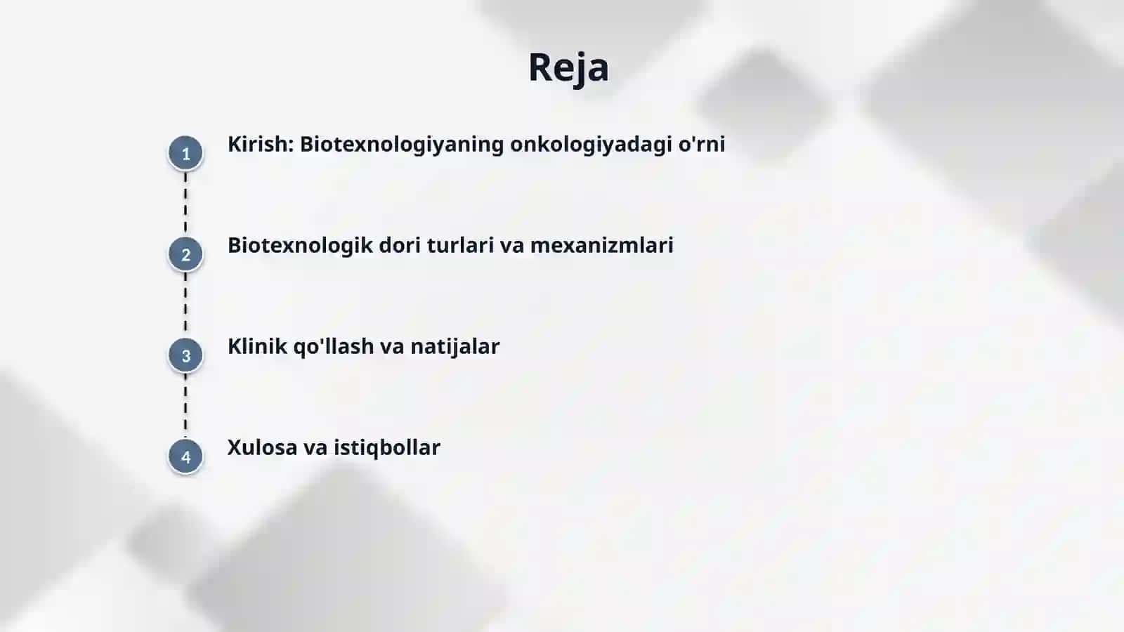 Onkologiyada qoʻllaniladigan biotexnologik dori vositalari 2