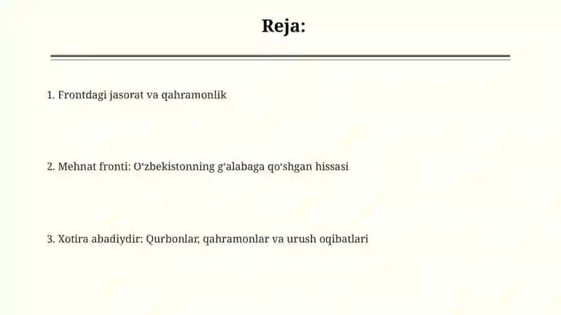 Frontdagi oʻzbekistonliklar 2
