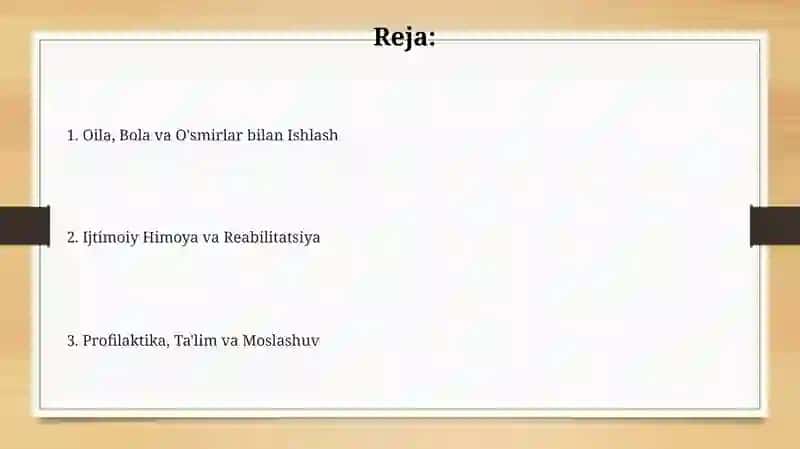 Oila bilan ishlash 2