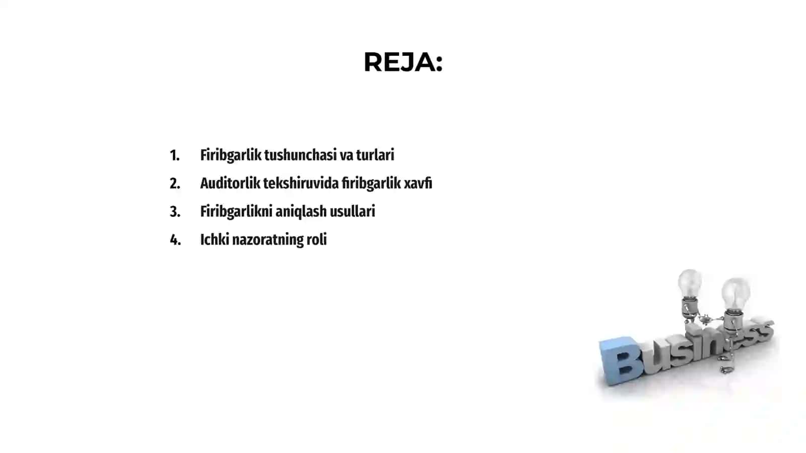 Firibgarlikni aniqlash 2