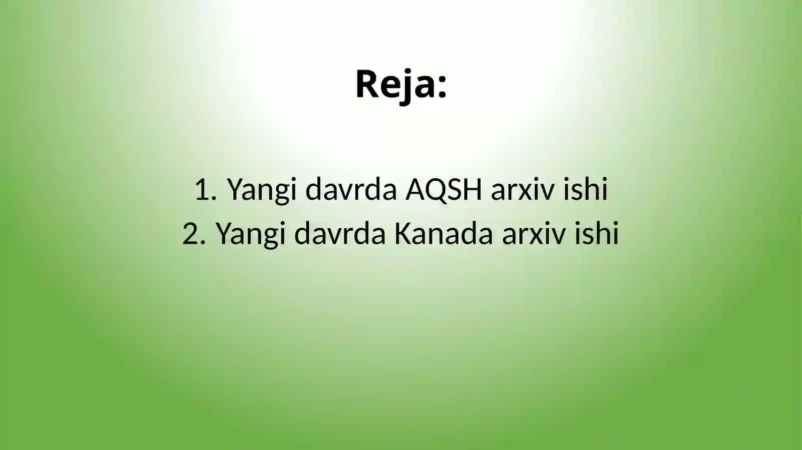 JAHON ARXIVLARI TARIXI 2