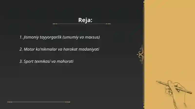 Jismoniy madaniyatning tarkibiy elementlari 2