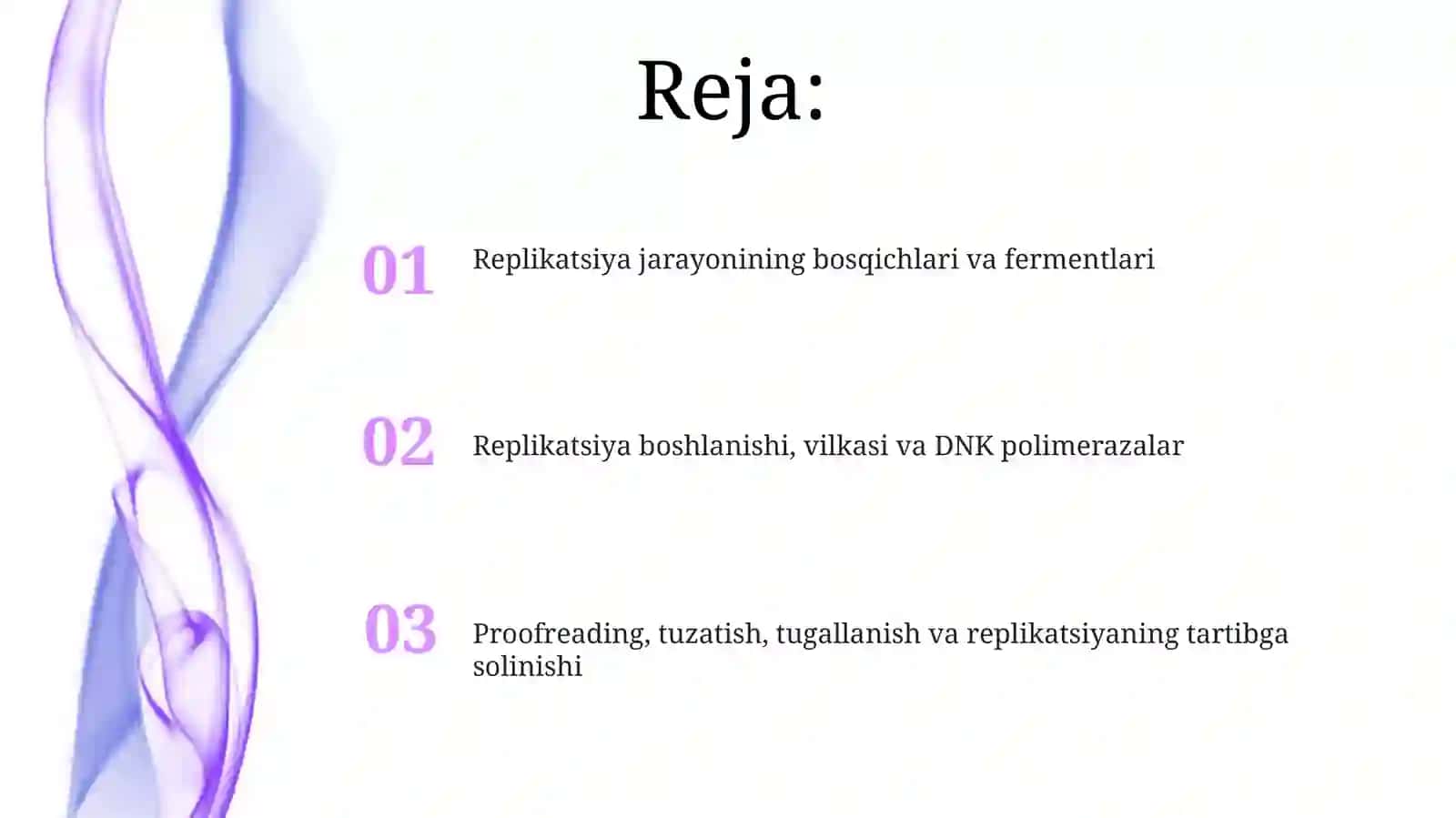 Prokariot organizmlardagi replikatsiya jarayoni 2
