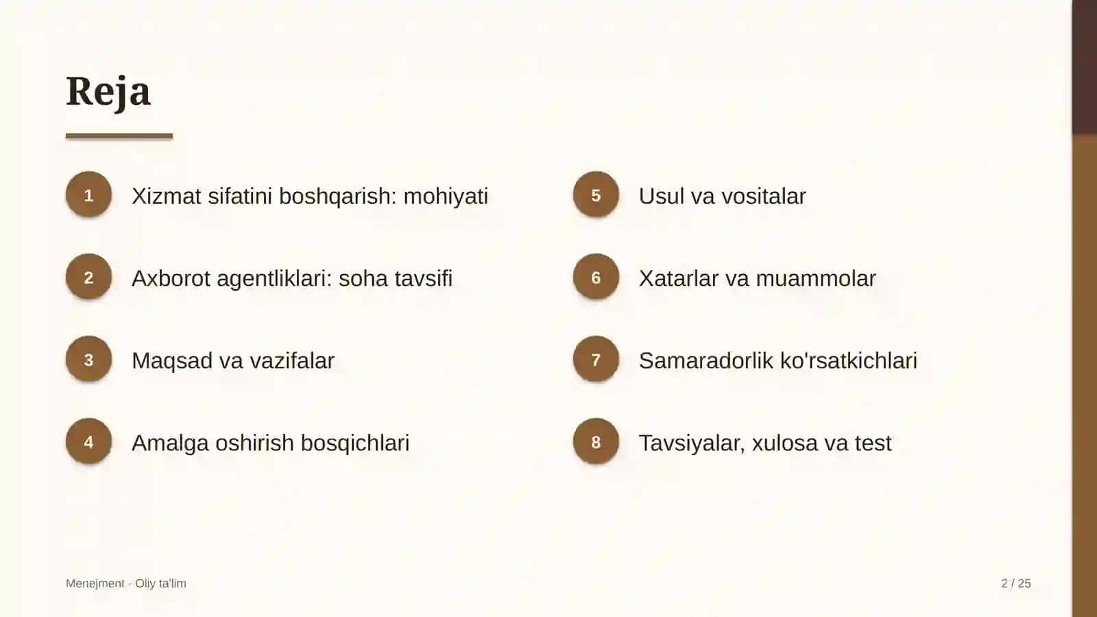 MENEJMENT · OLIY TA'LIM 2