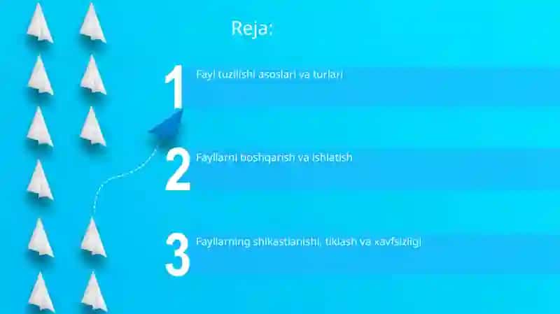 Fayl tuzilishi va turlari 2