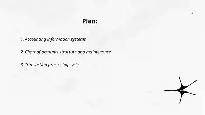 Working system in accounting 2