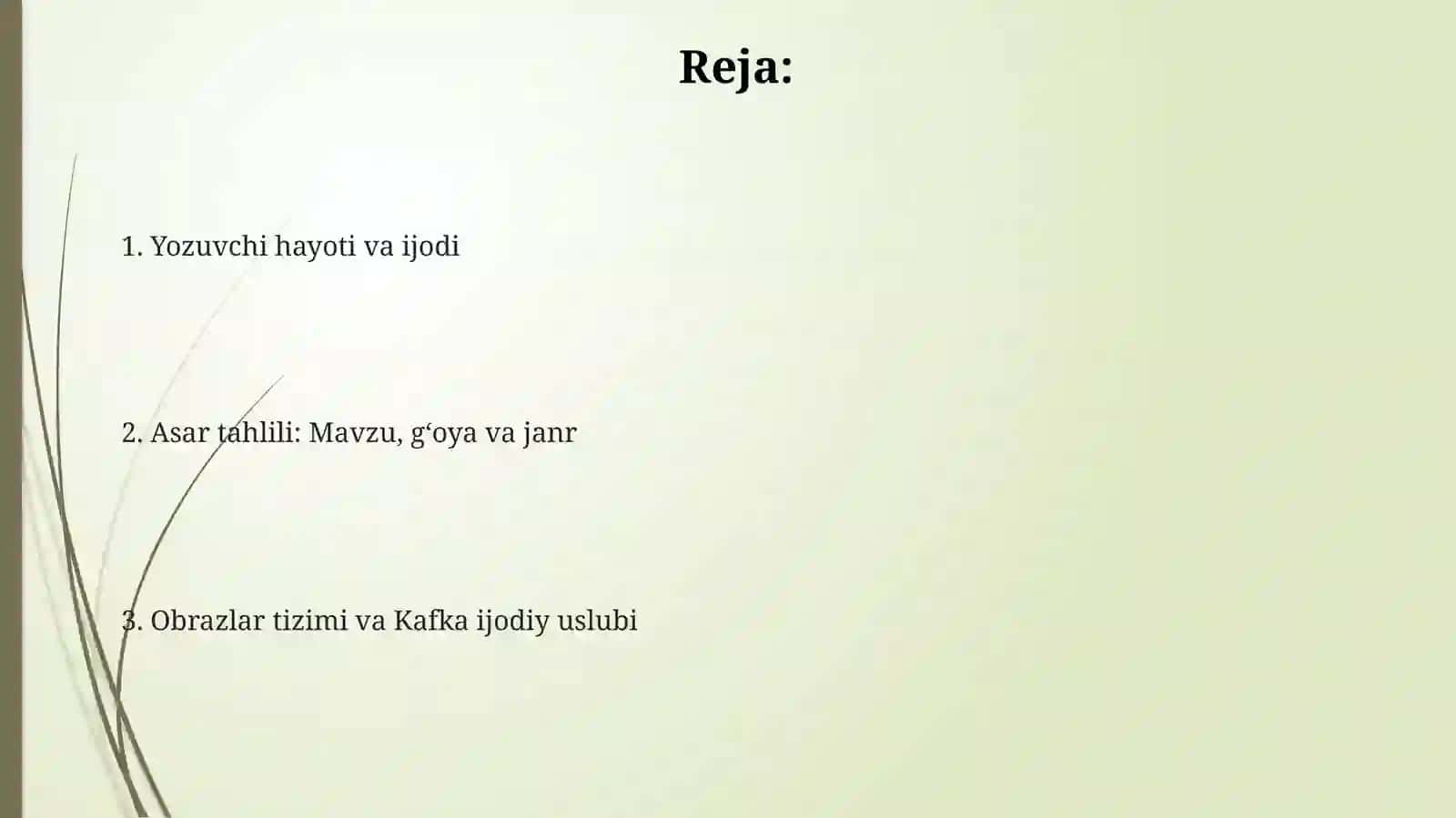 Frans KafkaJarayonasari 2