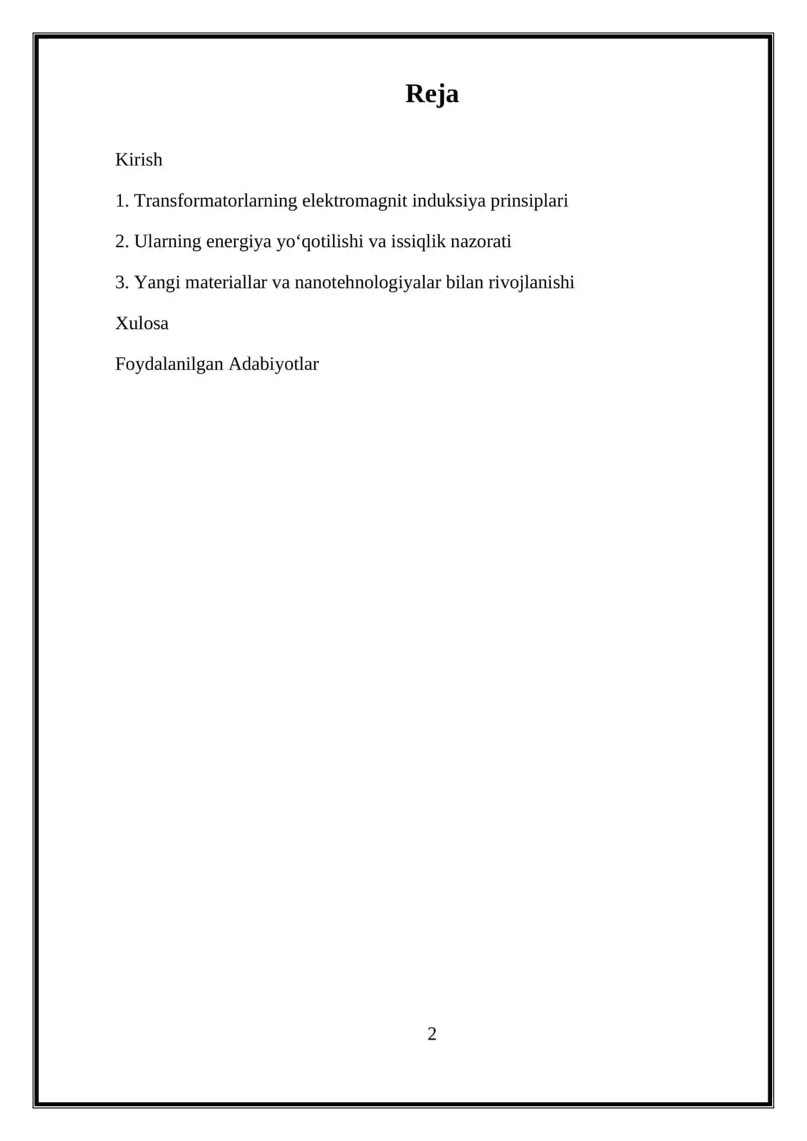 TRANSFARMATORLAR 2