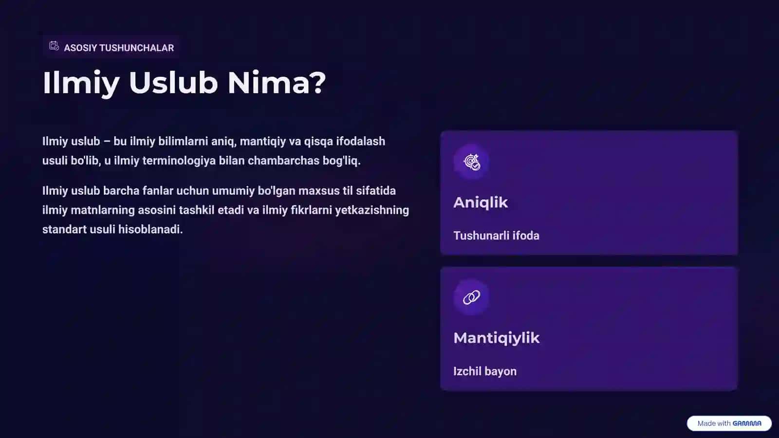 Terminologiya va Ilmiy Uslub 2