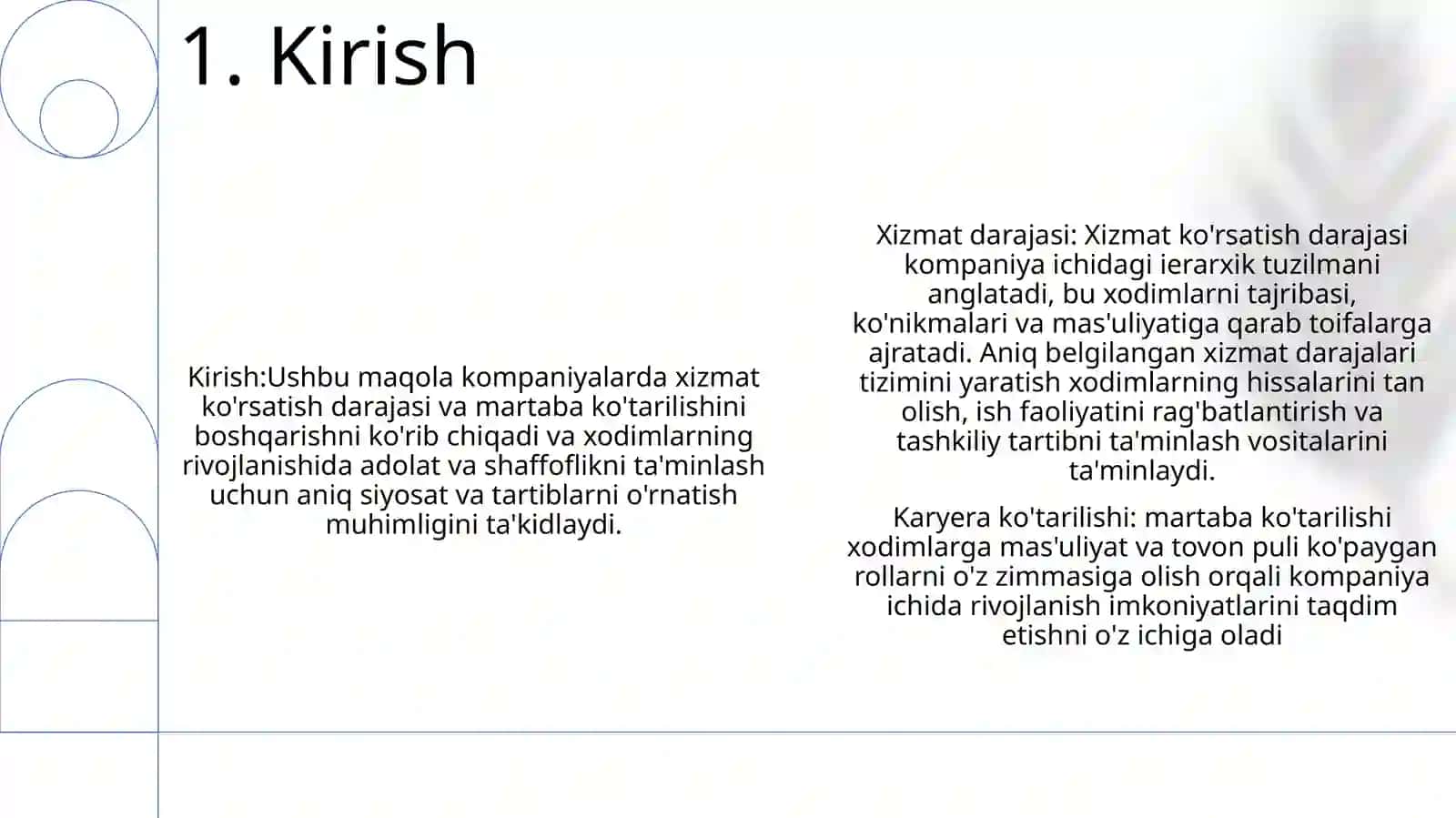 Kompaniyalardagi Xizmat Martabasini Va Xodimlarning Xizmat Jihatdan KoʻTarilishini Boshqarish 2