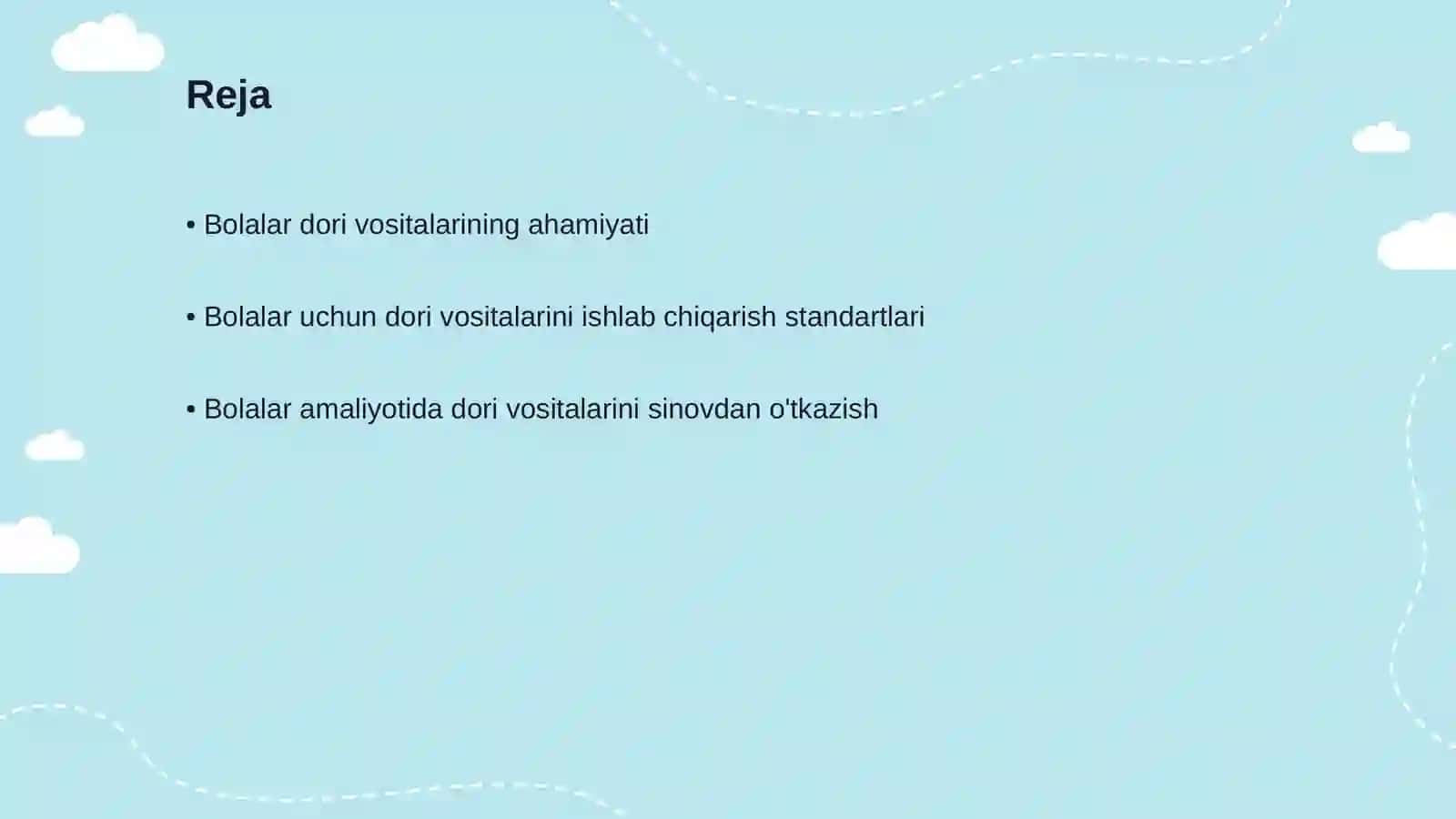 Bolalar dori vositalarini ishlab chiqarish standartlari 2