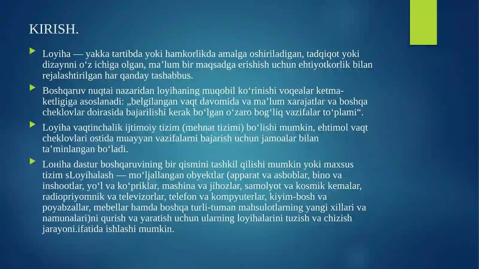 Ijtimoiiy loyihalarni rasmiylashtirish, rejalashtirish, muvofiqlashtirish 2