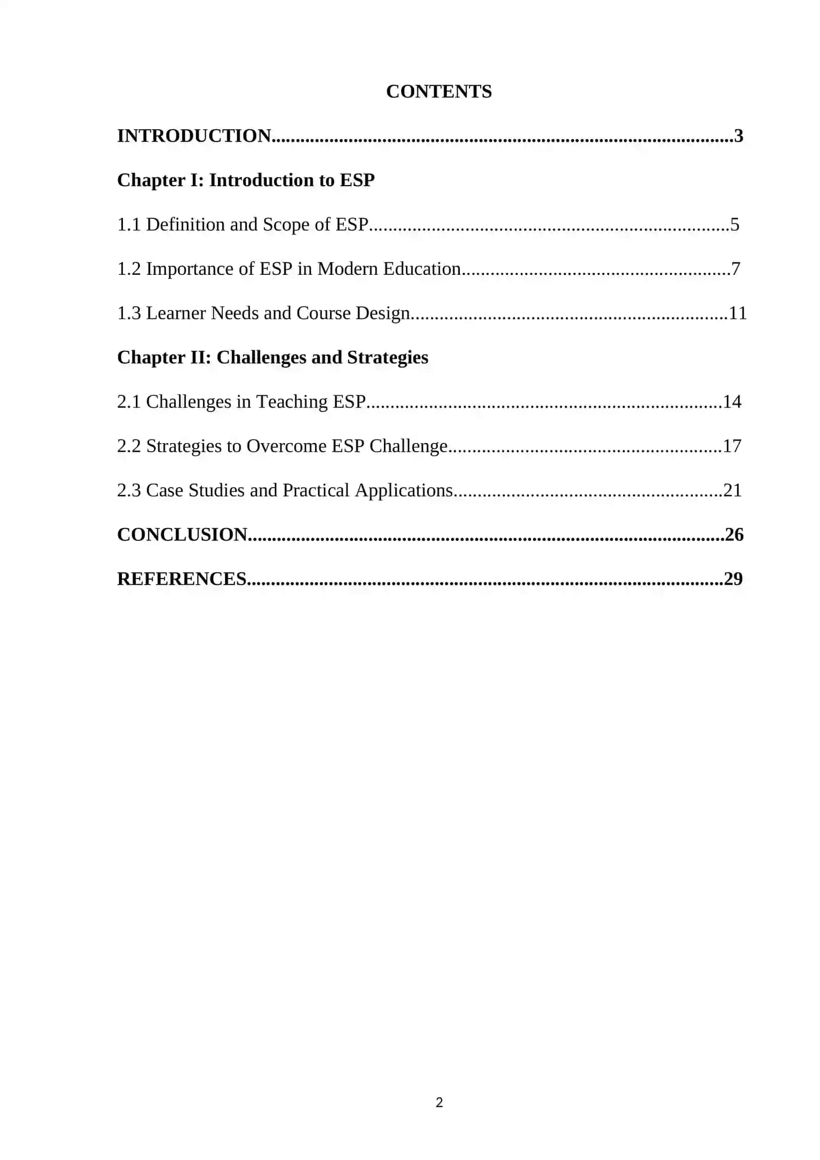 CHALLENGES AND STRATEGIES IN TEACHING ENGLISH FOR SPECIFIC PURPOSES(ESP) 2