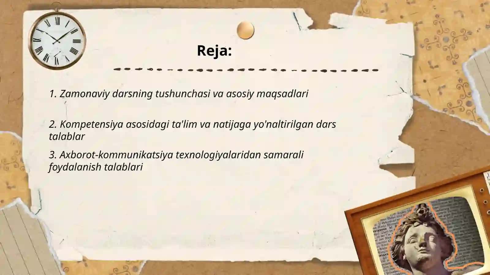 Zamonavi dars va unga qo'yiladigan talabmar 2