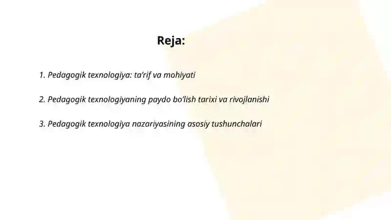 Pedagogik texnologiya 2