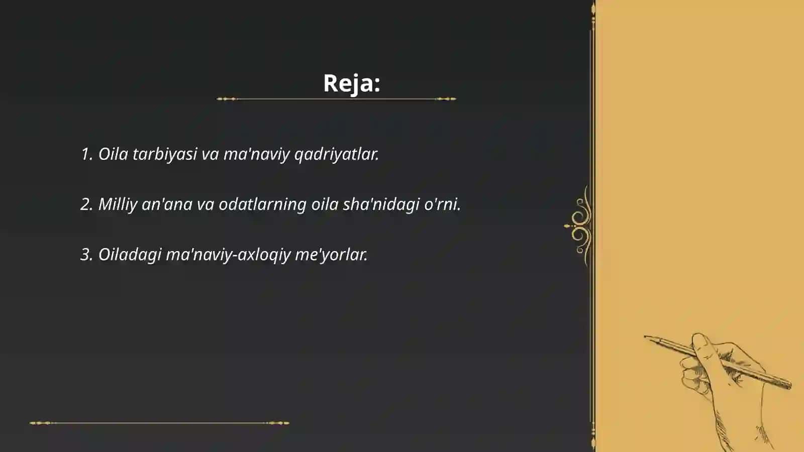 Ma'naviy-axloqiy qadriyatlari va ularning sog’lom muhitni vujudga keltirish usullari 2