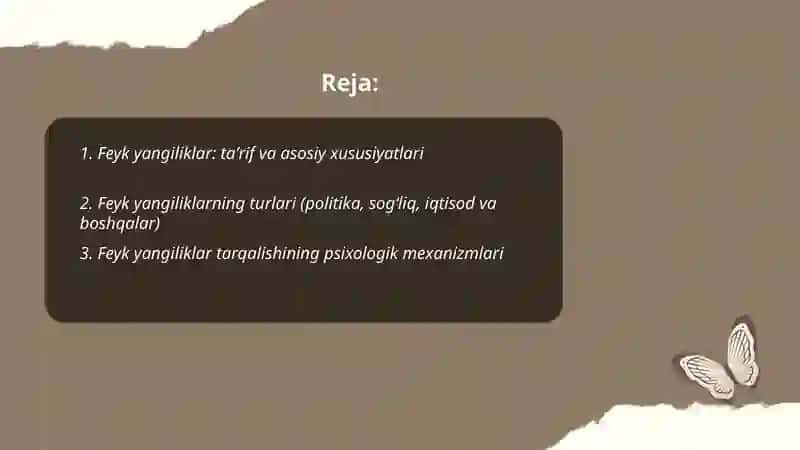 Feyk yangiliklar: taʼrif va asosiy xususiyatlari 2
