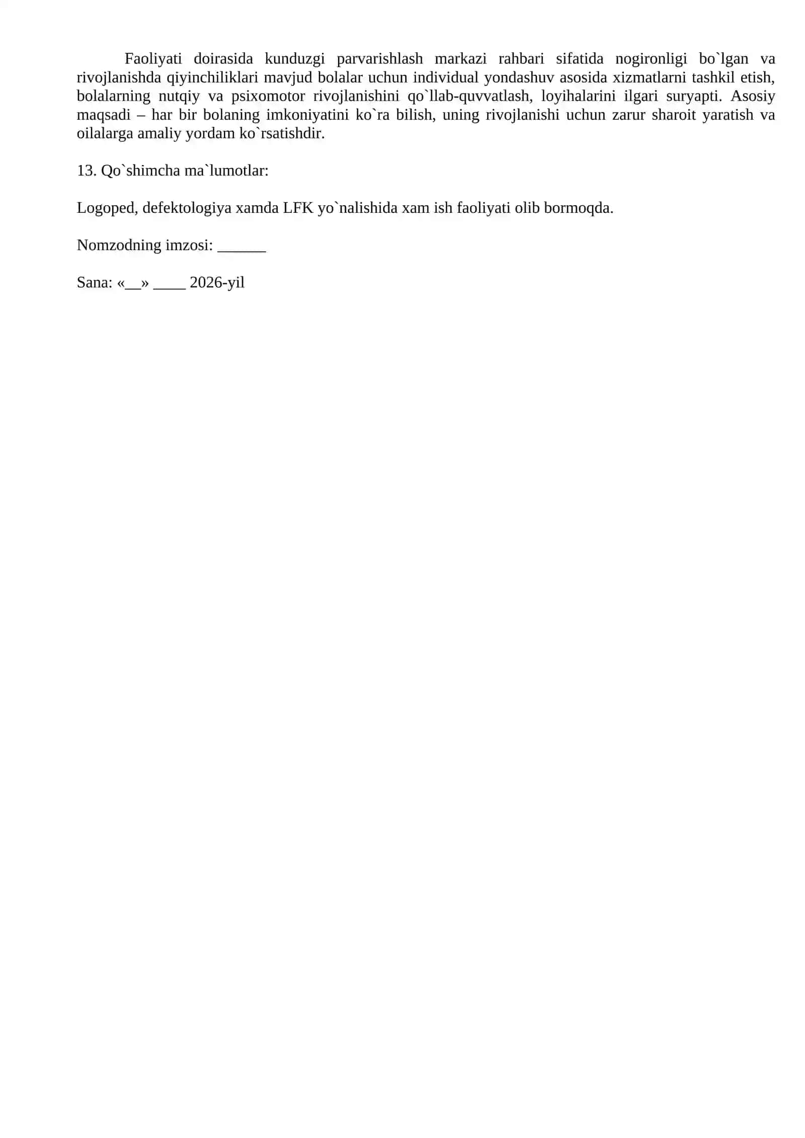 MAXSUS SO`ROVNOMA 2