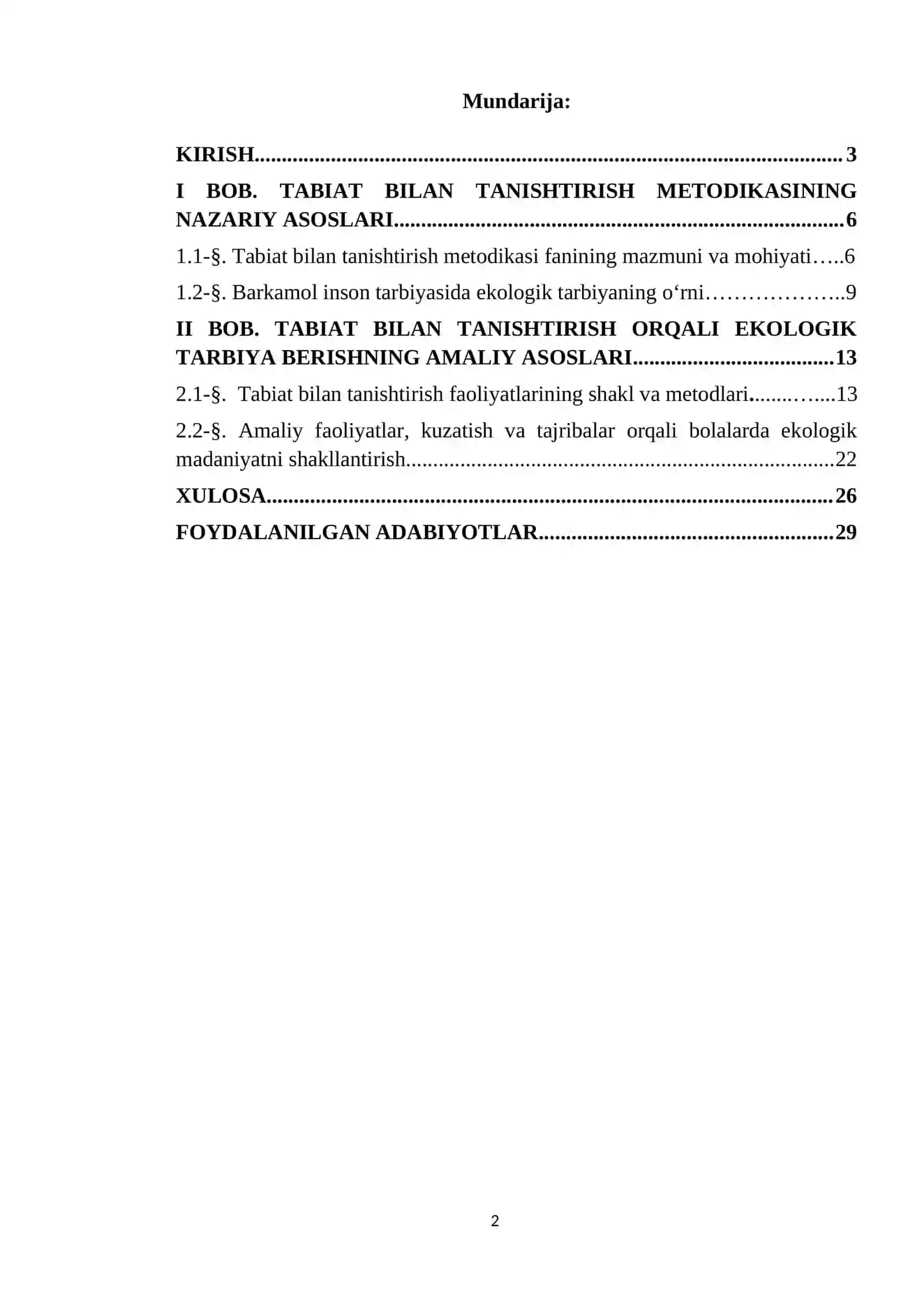 Maktabgacha taʼlim yoʻnalishi 2