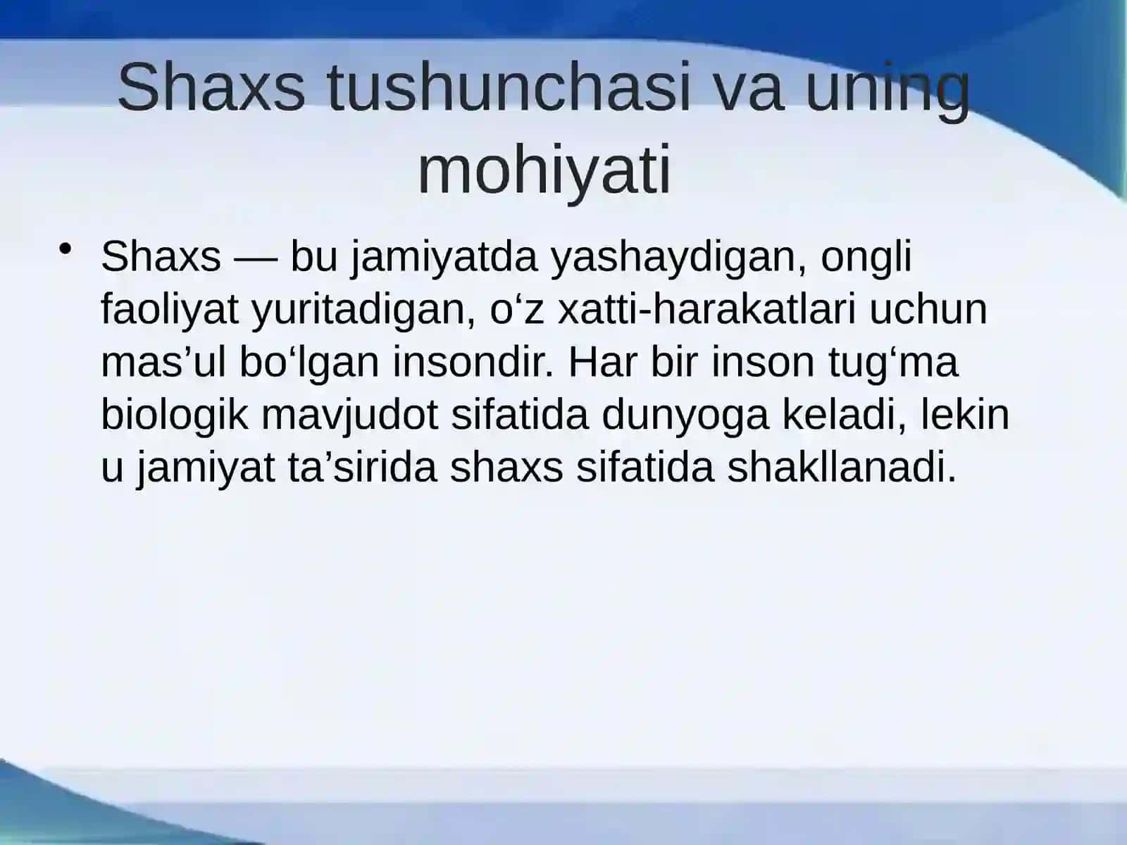 Shaxs rivojlanishiga oid asosiy ilmiy yondashuvlar 2