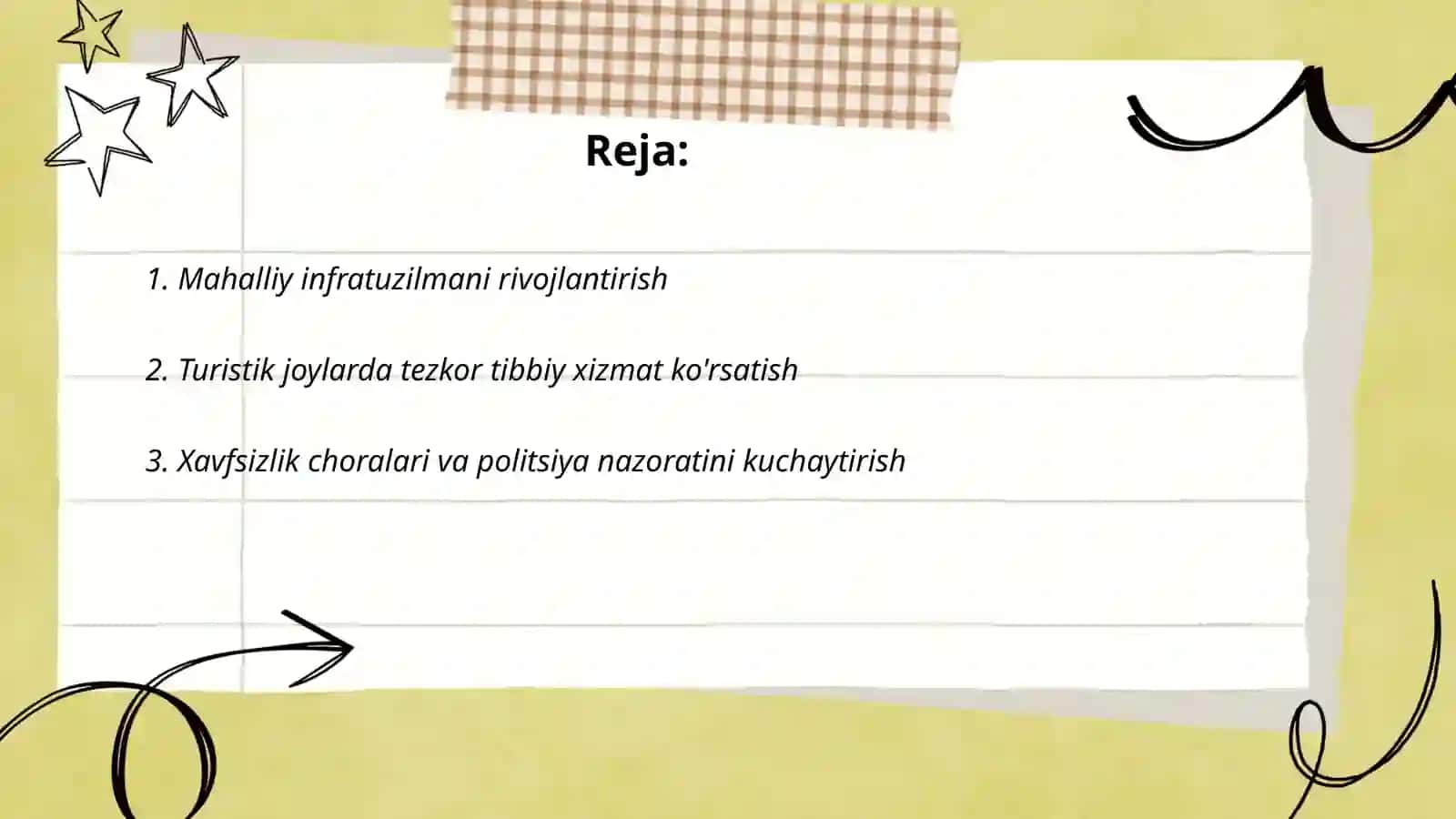 Turizm sohasining rivojlanishi 2
