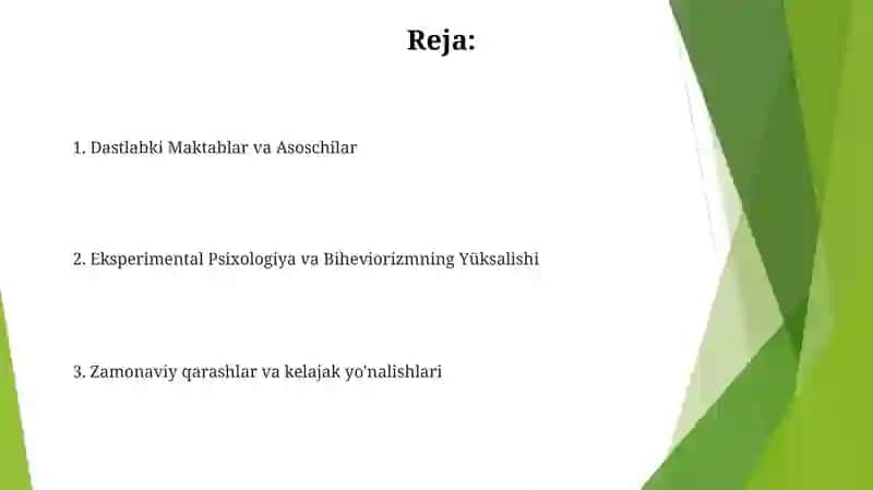 Insonparvar psixologiyaning paydo bo'lishi 2