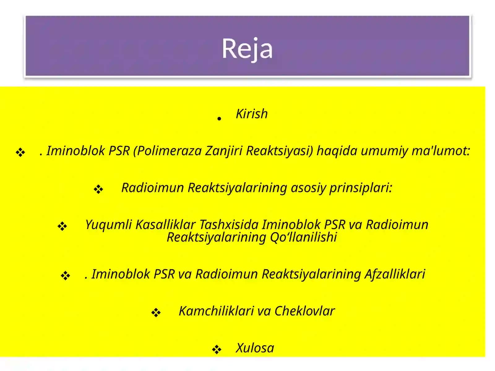 IminoblokPSR va Radioimun Reaktsiyalarining Qo‘llanilishi 2