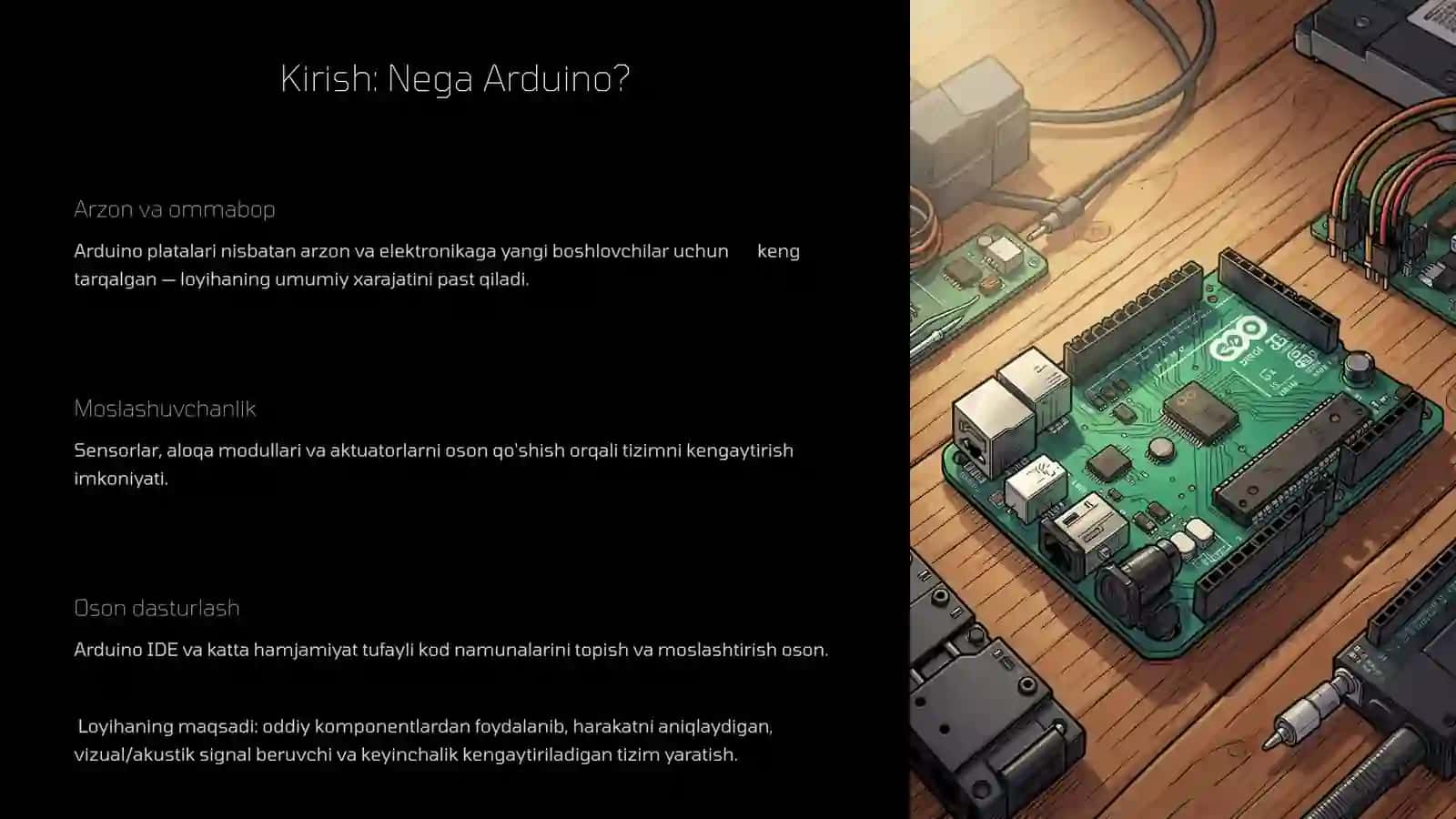 Arduino yordamida xavfsizlik signalizatsiya tizimini yaratish 2