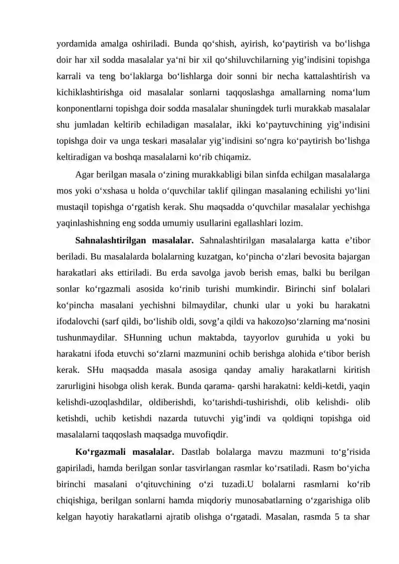 Matematika Darslarining O'quvchilarning Matematikaga oid Ko'nikma va Malakalarini Shakllantirishdagi Ahamiyati 2