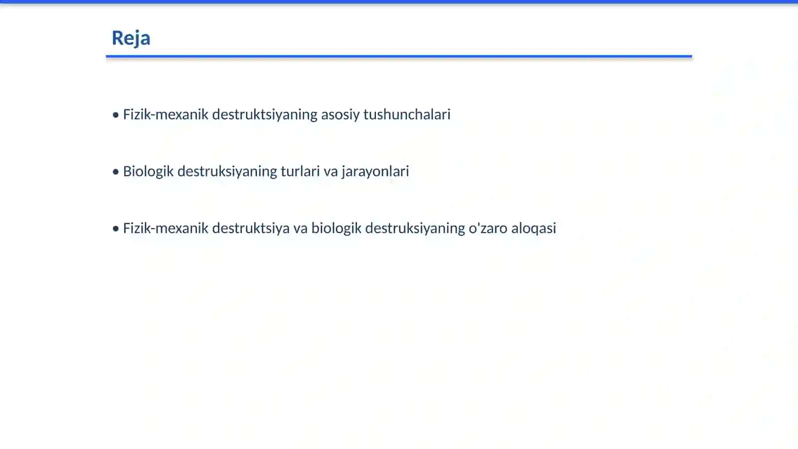 Fizik-mexanik destruktsiya va biologik destruksiya 2