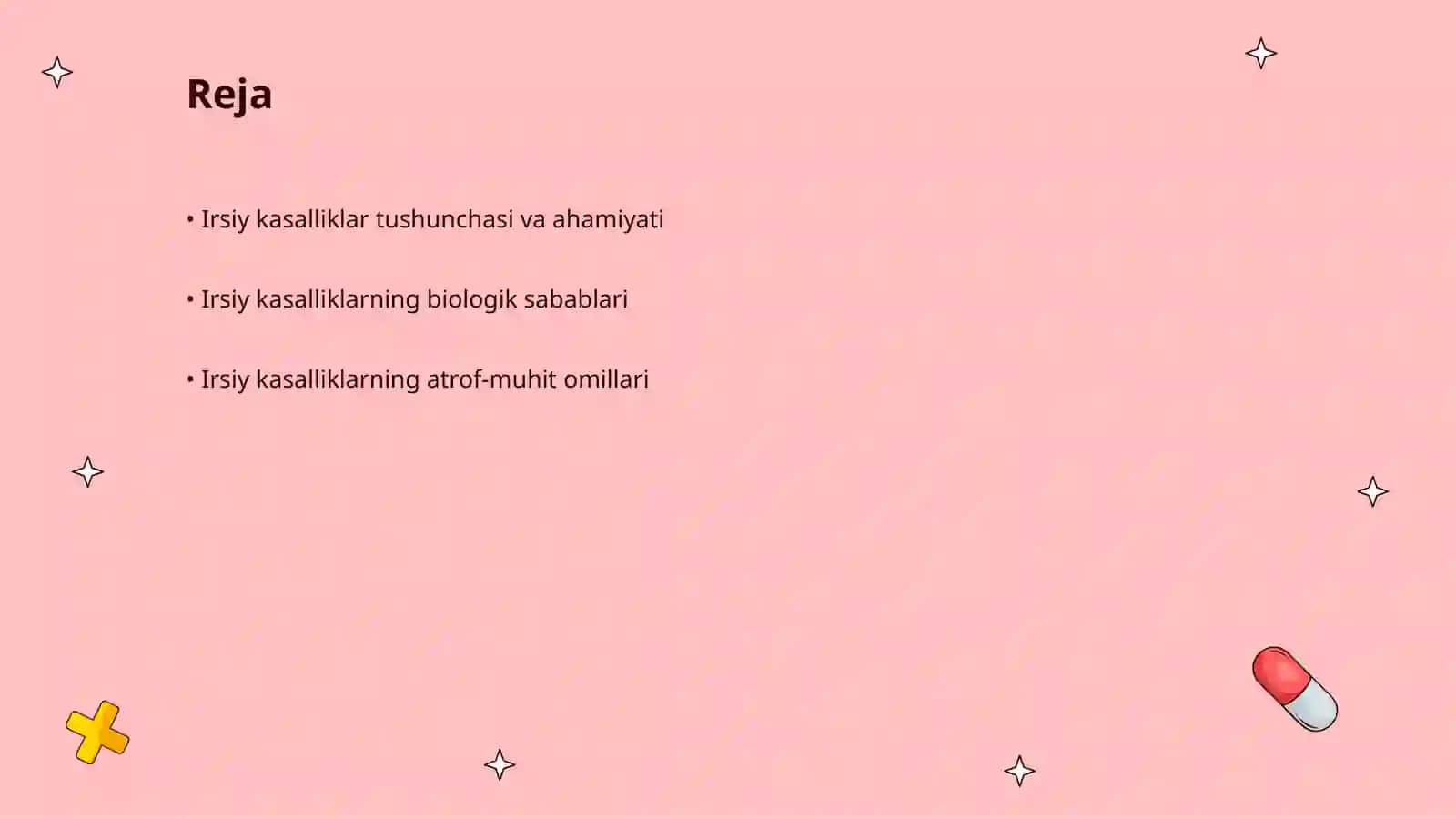 Irsiy kasalliklarni sababllari va turlari 2