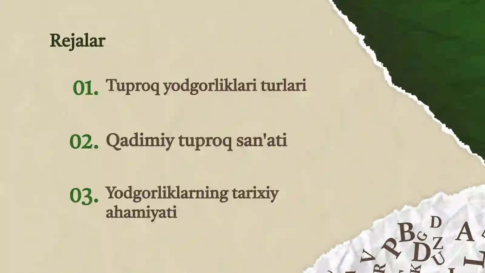 Tuproqdan ishlangan yodgorliklar 2