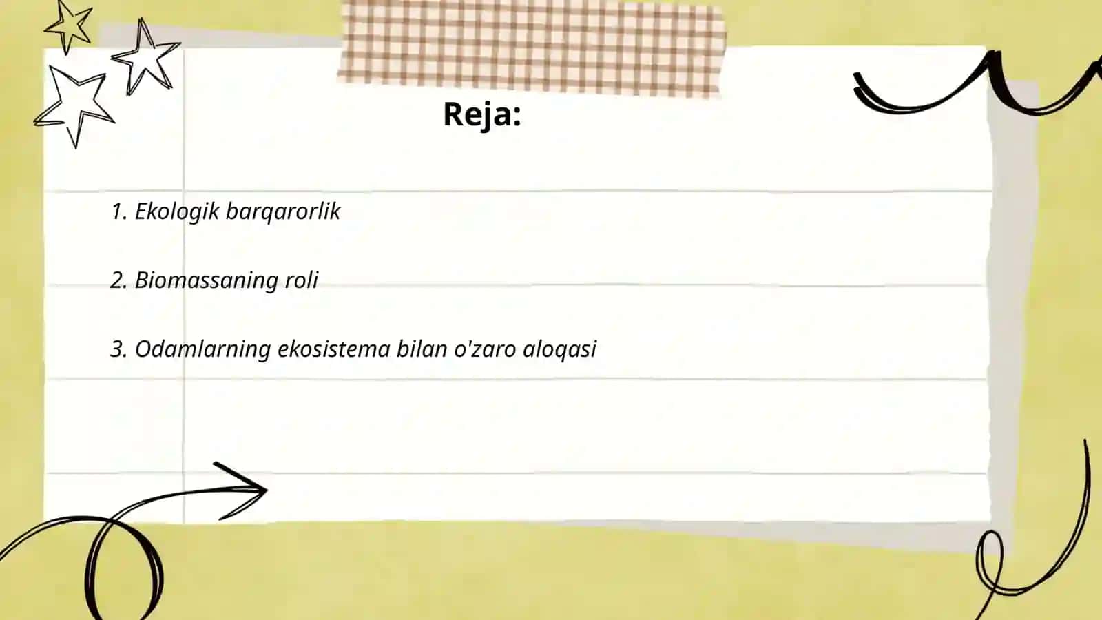 Ekologiya. Odam va biosfera odam ekologik adaptiv tipi 2