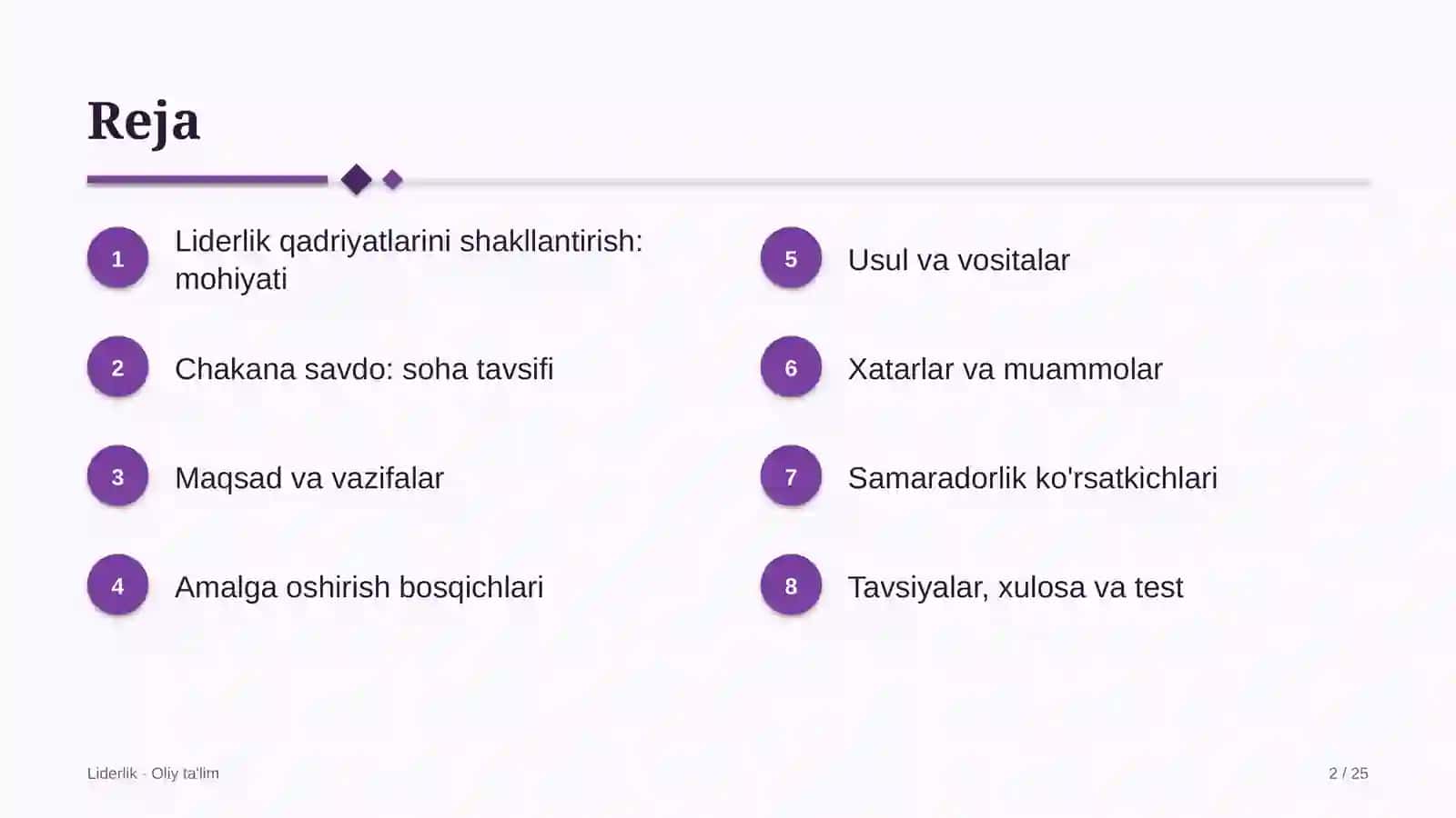 chakana savdoda liderlik qadriyatlarini shakllantirish 3466 2