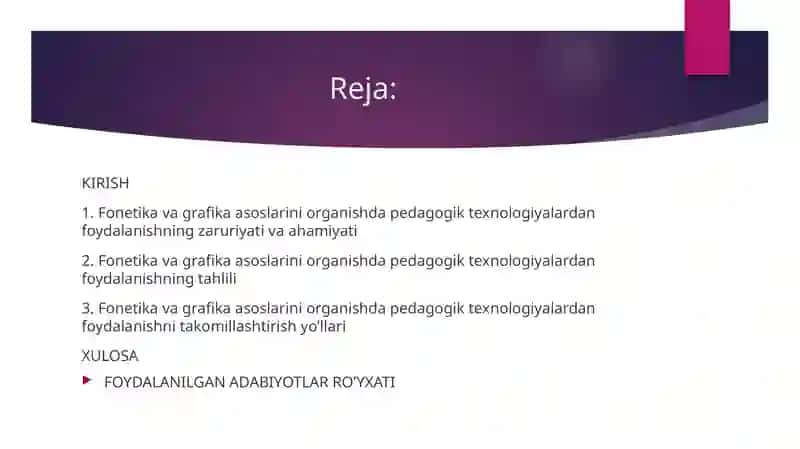 Fonetika va grafika asoslarini organishda pedagogik texnologiyalardan foydalanish 2